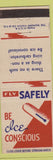 Matchbook Cover - WWII Fly Safely Ice