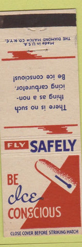 Matchbook Cover - WWII Fly Safely Ice