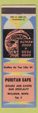 Matchbook Cover - Puritan Cafe Willmar MN low phone #
