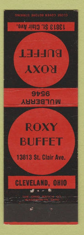 Matchbook Cover - Roxy Buffet Cleveland OH