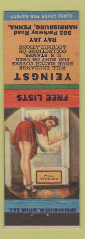 Matchbook Cover - Yeingst Match Collectors Harrisburg PA pinup