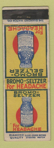 Matchbook Cover - Bromo Seltzer Headaches DQ