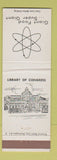 Matchbook Cover - Giant Food Grocery Library of Congress Washington DC