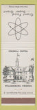 Matchbook Cover - Giant Food Grocery Colonial Capitol Williamsburg VA
