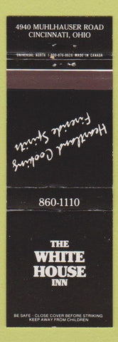 Matchbook Cover - White House Inn Cincinnati OH
