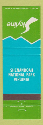 Matchbook Cover - Shenandoah National Park VA Skyline