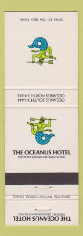 Matchbook Cover - Oceanus Hotel Freeport Grand Bahamas