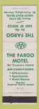 Matchbook Cover - The Fargo St Petersburg FL WEAR