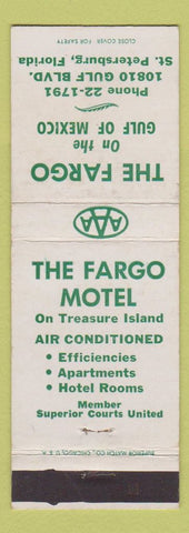 Matchbook Cover - The Fargo St Petersburg FL WEAR