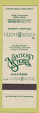 Matchbook Cover - Sastor Hotel Nantucket Shores Milwaukee WI