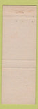 Matchbook Cover - Glen Oak Court Grant FL