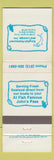 Matchbook Cover - Kingfish Restaurant Treasure Island FL
