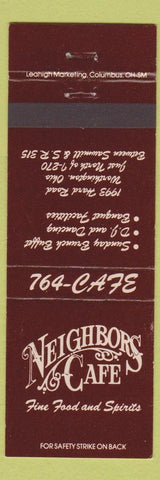 Matchbook Cover - Neighbors Cafe Worthington OH