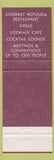 Matchbook Cover - Governors House Motor Hotel Montgomery AL