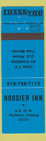 Matchbook Cover - Hoosier Inn Portland IN