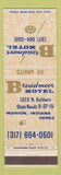 Matchbook Cover - Broadmoor Motel Marion IN