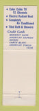 Matchbook Cover - Broadmoor Motel Marion IN