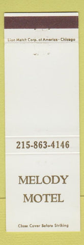 Matchbook Cover - Melody Motel Wind Gap PA