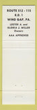 Matchbook Cover - Melody Motel Wind Gap PA
