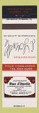 Matchbook Cover - Restaurant Place D Youville pizza Quebec City QC