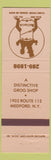 Matchbook Cover - Bailiwick Medford NY