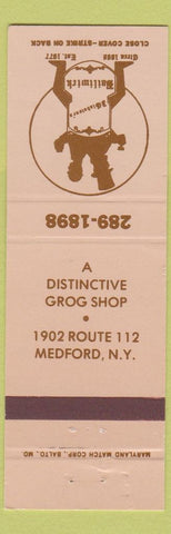 Matchbook Cover - Bailiwick Medford NY