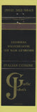 Matchbook Cover - Garlic John's Manchester VT
