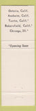 Matchbook Cover - Sixpence Inn Anaheim CA