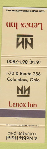 Matchbook Cover - Lenox Inn Columbus OH