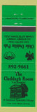 Matchbook Cover - Claddagh Room Charlottetown PE