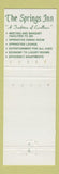 Matchbook Cover - Springs Inn Lexington KY