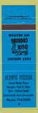 Matchbook Cover - Olympic Pizza Dunnville ON blue