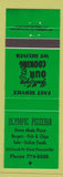 Matchbook Cover - Olympic Pizza Dunnville ON green