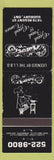 Matchbook Cover - Amber's Sudbury ON