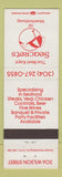 Matchbook Cover - Seacrets of Martinsburg WV