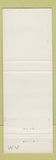 Matchbook Cover - Seacrets of Martinsburg WV