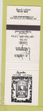 Matchbook Cover - Le Jardin's Evergreen Lounge