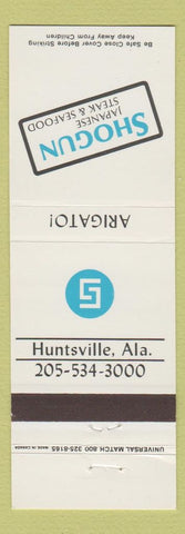 Matchbook Cover - Shogun Japanese Steak House Huntsville AL