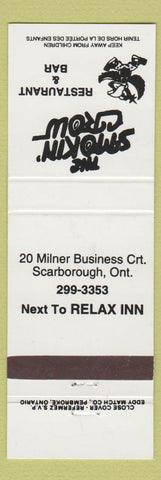 Matchbook Cover - Smokin Crow Restaurant Scarborough ON