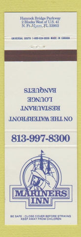 Matchbook Cover - Mariners Inn North Fort Myers FL