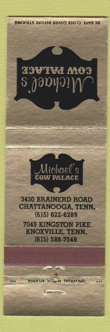Matchbook Cover - Michael's Cow Palace Knoxville Chatanooga TN