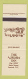 Matchbook Cover - Aurora Inn Aurora NY