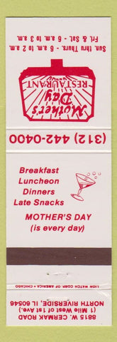 Matchbook Cover - Mother's Day Restaurant North Riverside IL