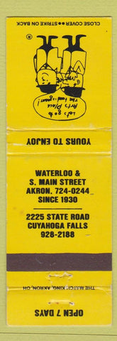 Matchbook Cover - Art's Place Akron Cuyahoga Falls OH WEAR