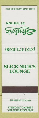 Matchbook Cover - Skyler's at the Inn Sebring FL