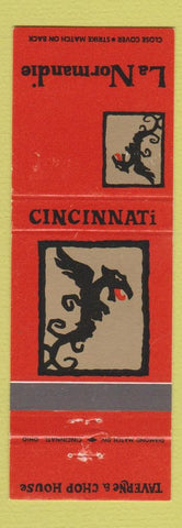 Matchbook Cover - La Normandie Cincinnati OH