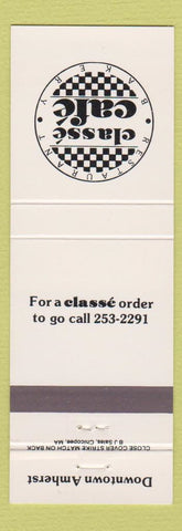 Matchbook Cover - Classe Cafe Bakery Amherst NS?