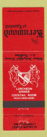 Matchbook Cover - Kernwood at Lynnfield MA