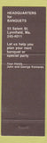 Matchbook Cover - Kernwood at Lynnfield MA