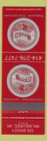 Matchbook Cover - Nicolo Restaurant Milwaukee WI